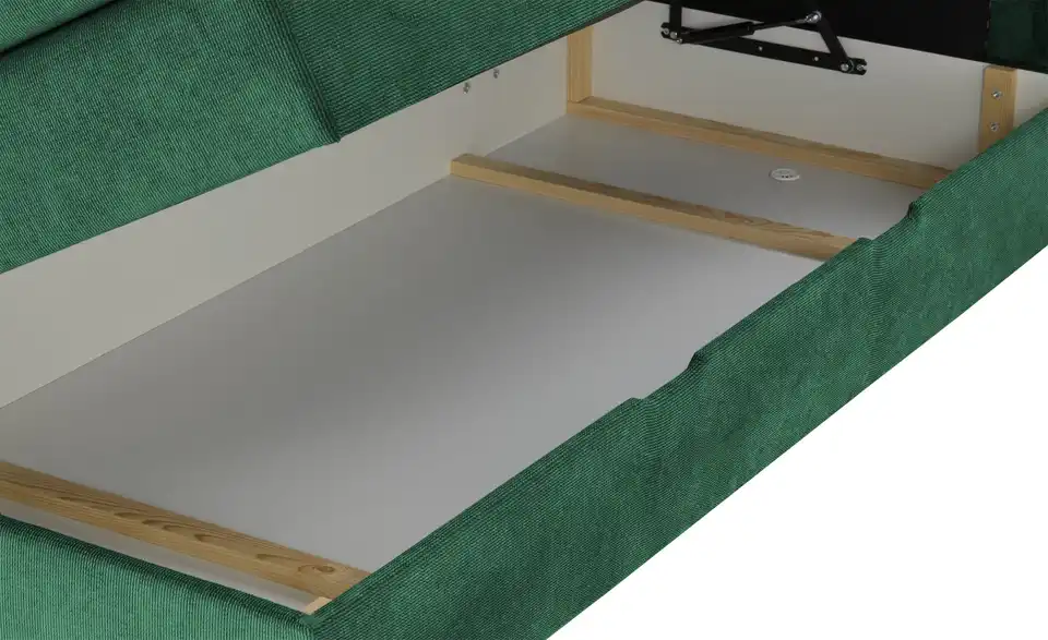Boxspringbett mit Bettkasten, Detailansicht