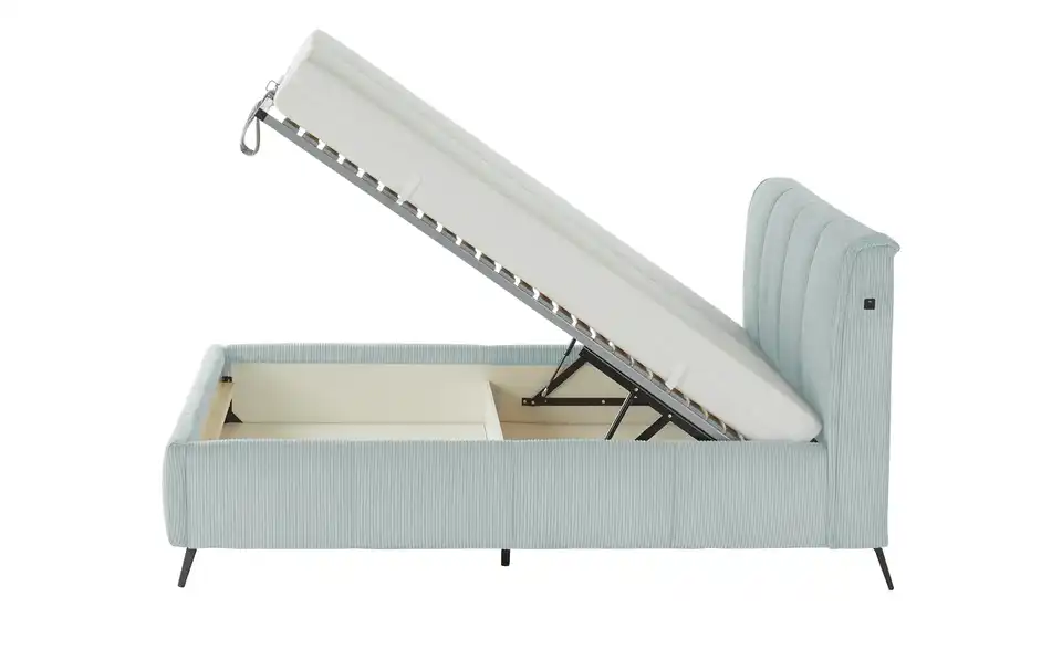 pop Polsterbett Pamela mit Bettkasten, Funktionsansicht
