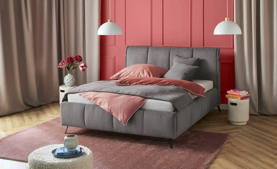 pop Polsterbett Pamela mit Bettkasten, in Wohnsituation