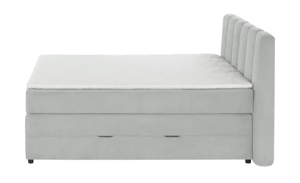 Boxspringbett mit Bettkasten, Profilansicht