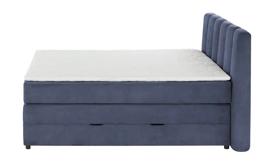 Boxspringbett mit Bettkasten, Profilansicht