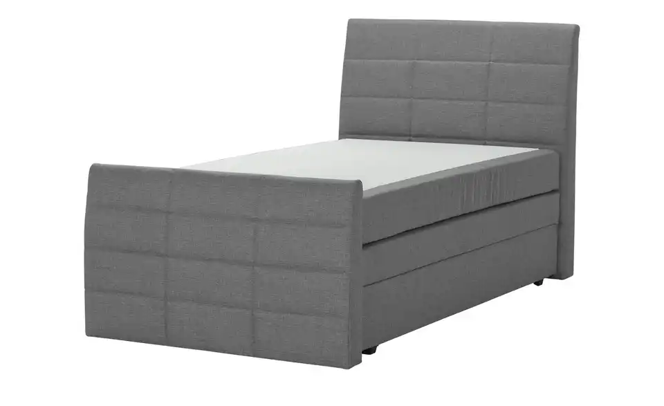 Boxspringbett mit Bettkasten und Topper, Perspektive
