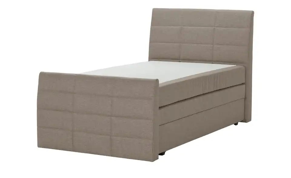 Boxspringbett mit Bettkasten und Topper, Perspektive