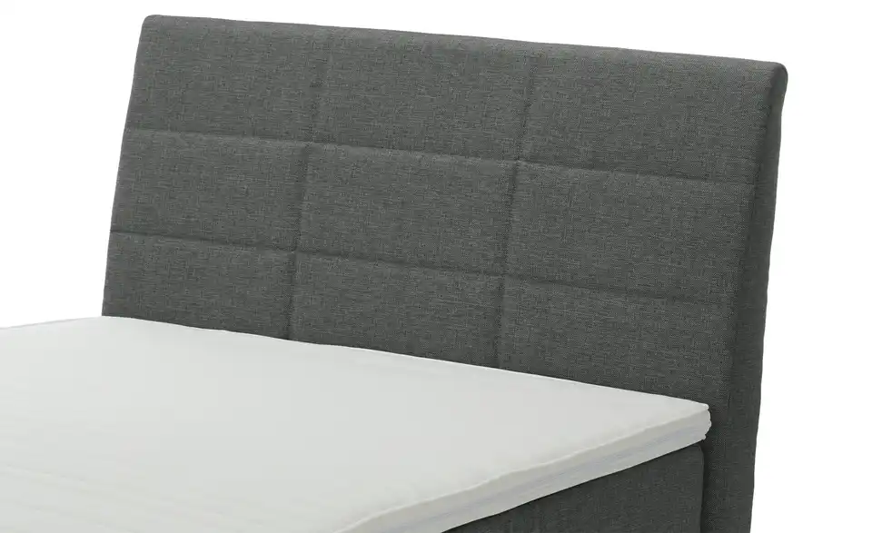 Boxspringbett mit Bettkasten und Topper, Detailansicht