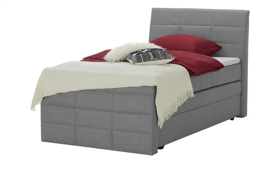 Boxspringbett mit Bettkasten und Topper, Perspektive