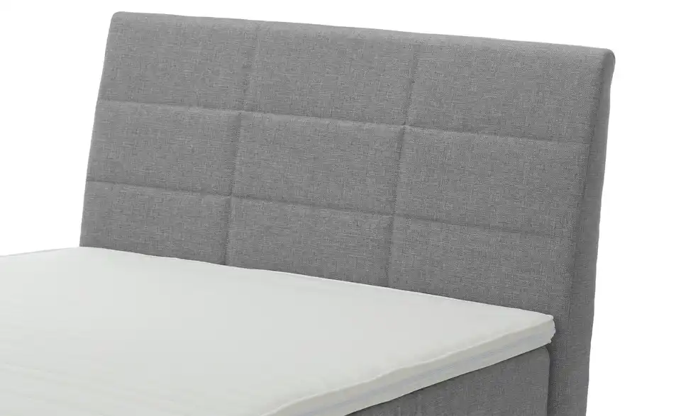 Boxspringbett mit Bettkasten und Topper, Detailansicht