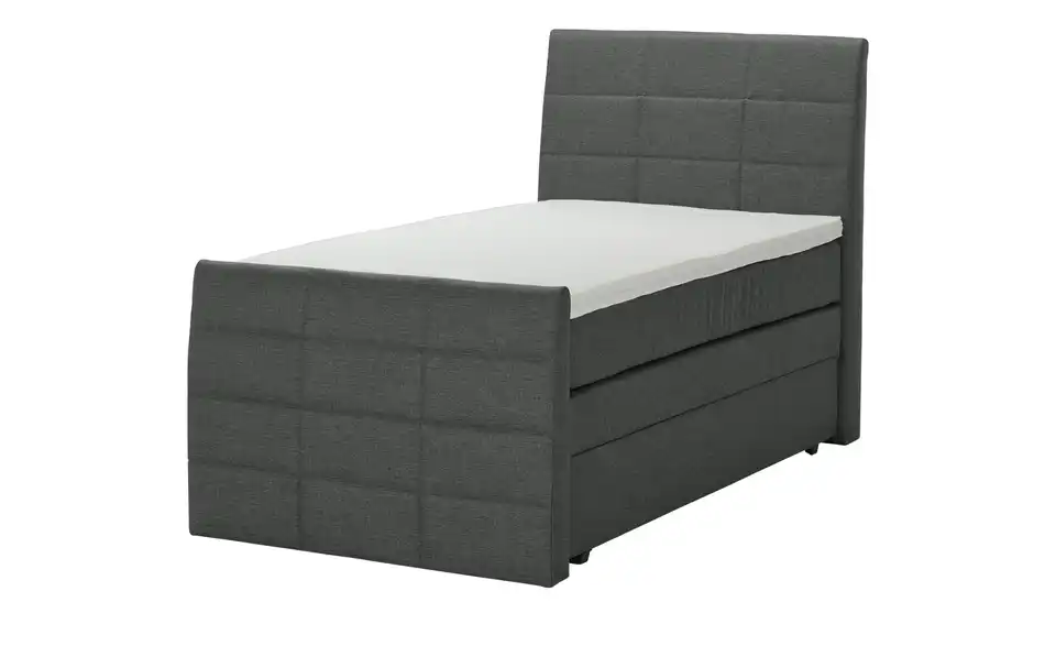Boxspringbett mit Bettkasten und Topper, Perspektive