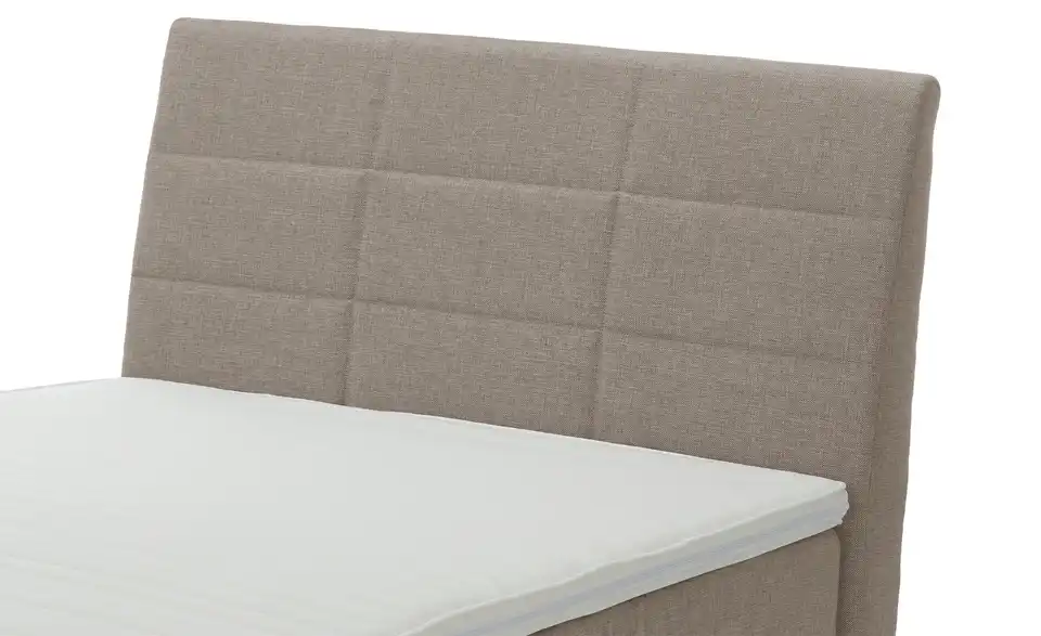 Boxspringbett mit Bettkasten und Topper, Detailansicht