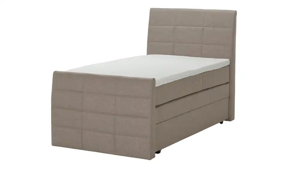 Boxspringbett mit Bettkasten und Topper, Perspektive