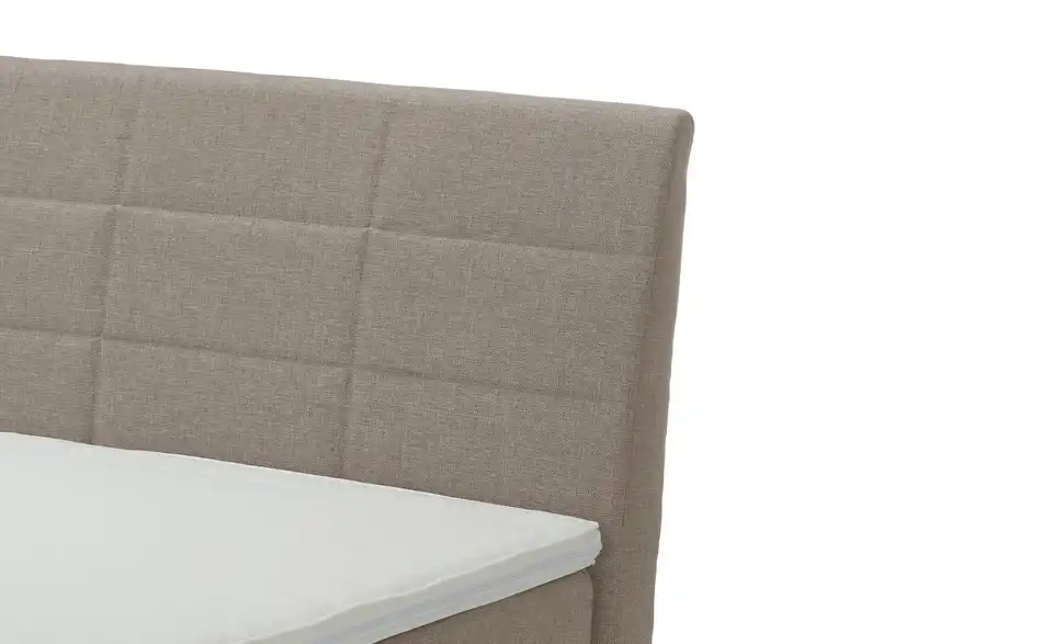 Boxspringbett mit Bettkasten und Topper, Detailansicht
