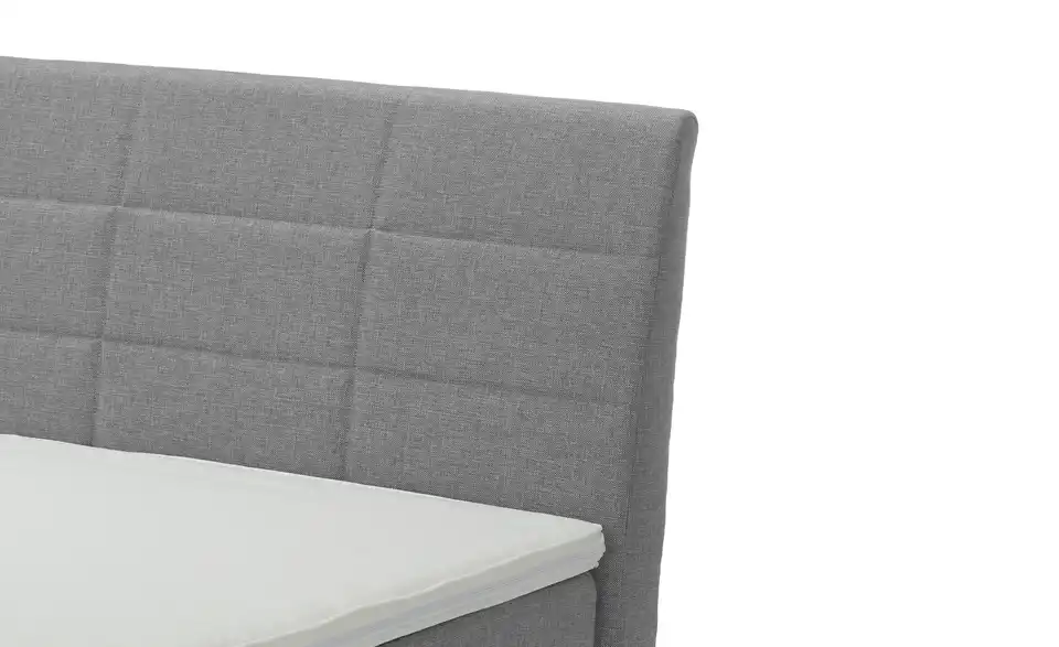 Boxspringbett mit Bettkasten und Topper, Detailansicht