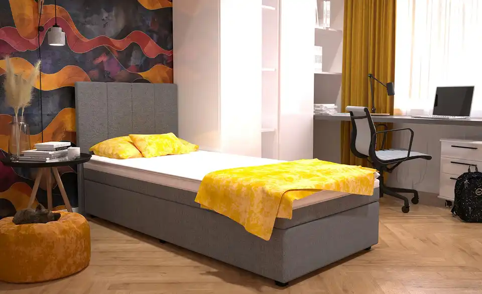 Boxbett Duke, in Wohnsituation