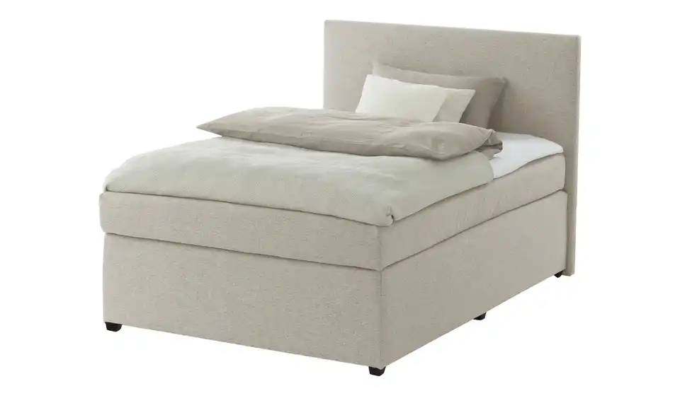 Boxspringbett mit Matratze und Topper, H3, Perspektive