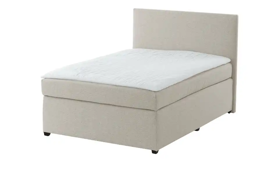 Boxspringbett mit Matratze und Topper, H3, Perspektive