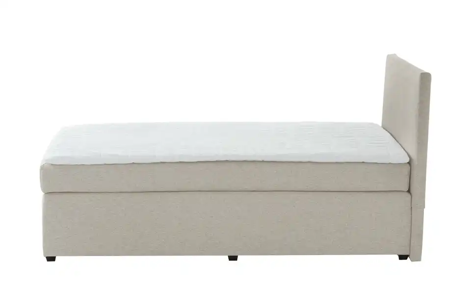 Boxspringbett mit Matratze und Topper, H3, Profilansicht
