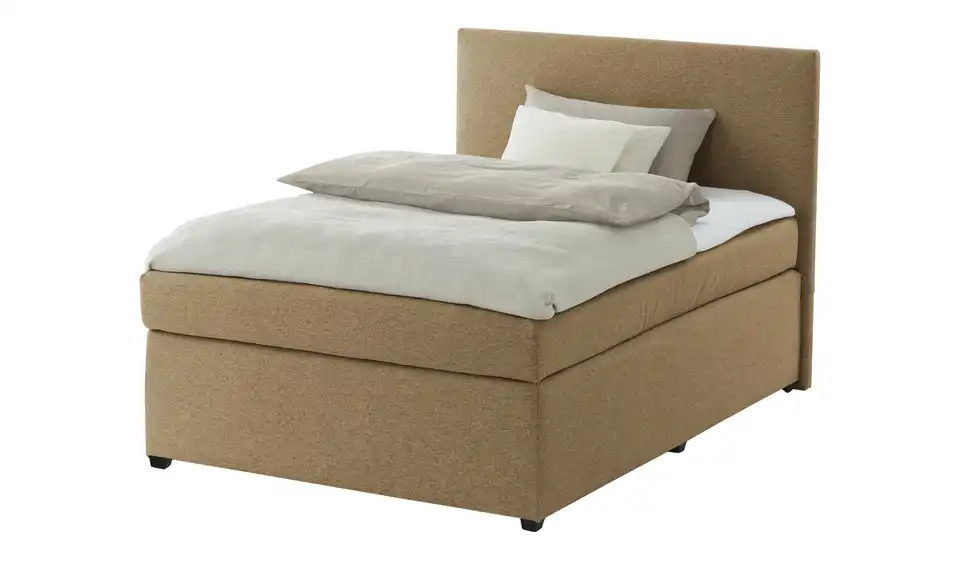 Boxspringbett mit Matratze und Topper, H3, Perspektive
