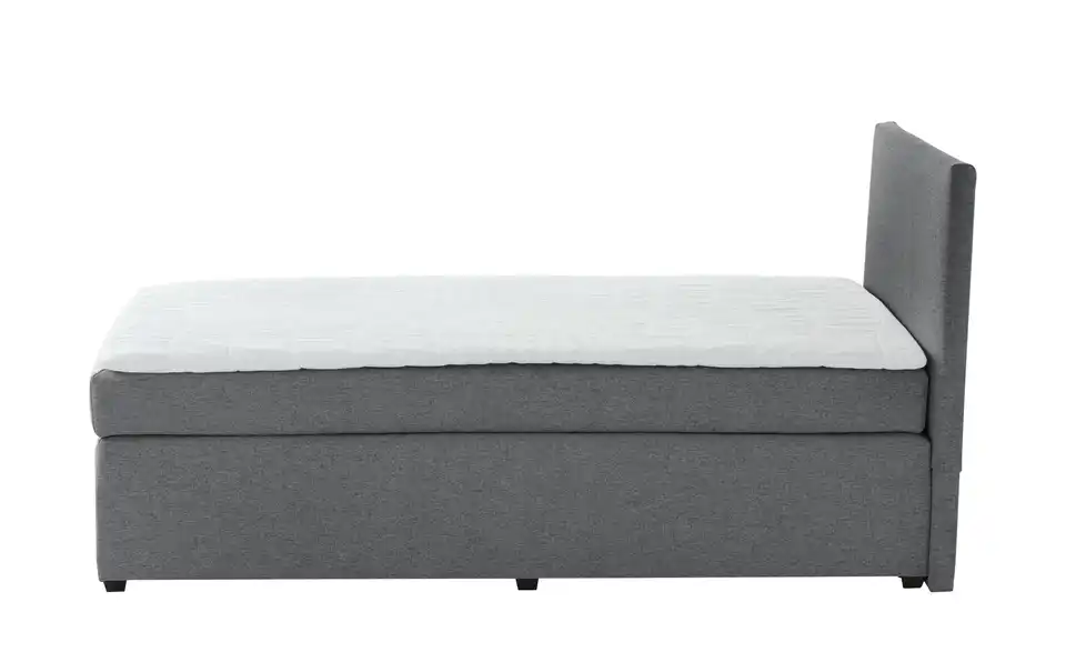 Boxspringbett mit Matratze und Topper, H3, Profilansicht