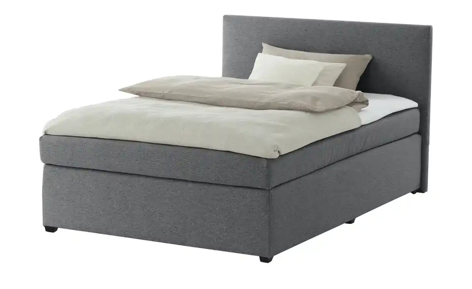 Boxspringbett mit Matratze und Topper, H3, Perspektive