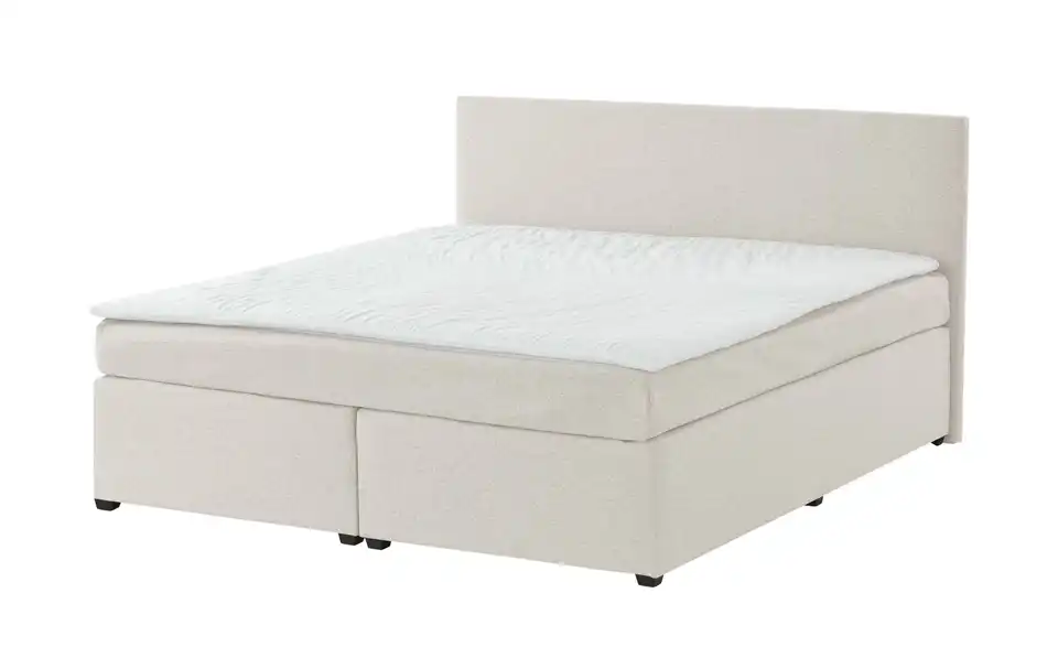 Boxspringbett mit Matratze und Topper, H3, Perspektive