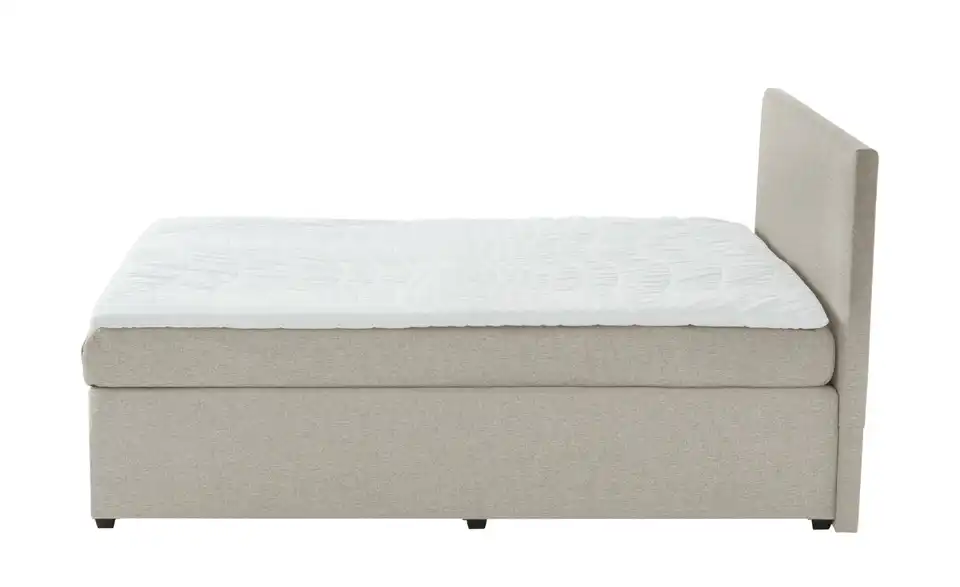 Boxspringbett mit Matratze und Topper, H3, Profilansicht