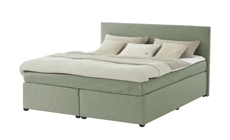 Boxspringbett mit Matratze und Topper, H3, Perspektive