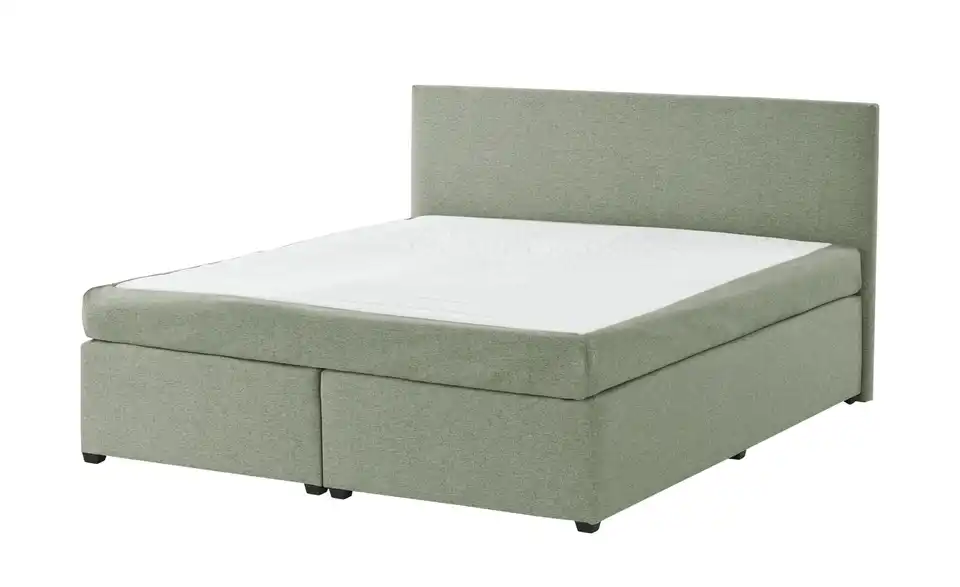 Boxspringbett mit Matratze und Topper, H3, Perspektive