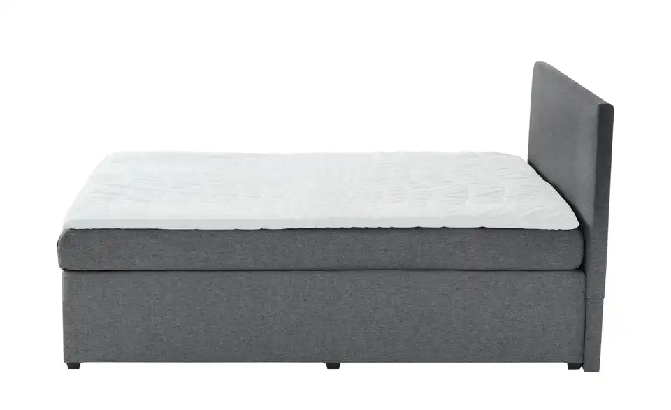 Boxspringbett mit Matratze und Topper, H3, Profilansicht