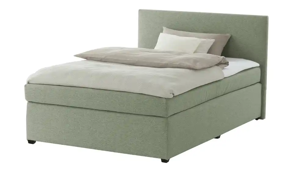 Boxspringbett mit Matratze und Topper, H3, Perspektive