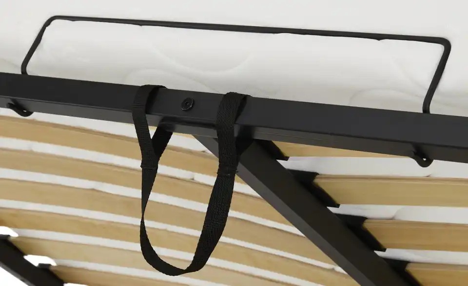 Polsterbett mit Bettkasten, Detailansicht