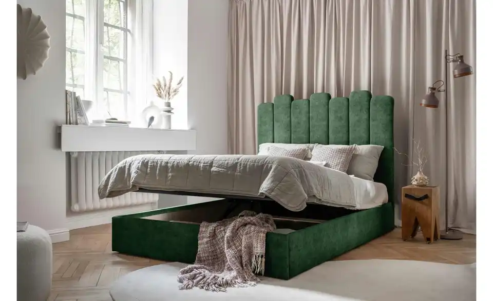 Miuform Polsterbett Dreamy Aurora mit Bettkasten, in Wohnsituation