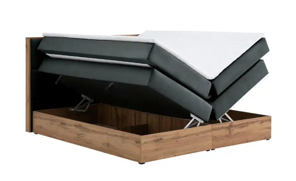 Boxspringbett mit Bettkasten, Funktionsansicht