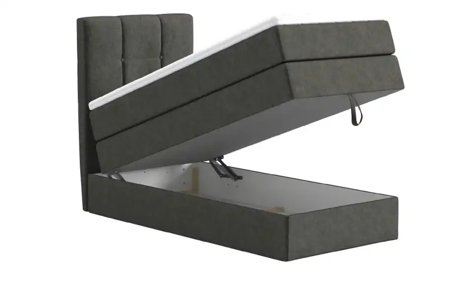 Boxspringbett mit Bettkasten, Funktionsansicht