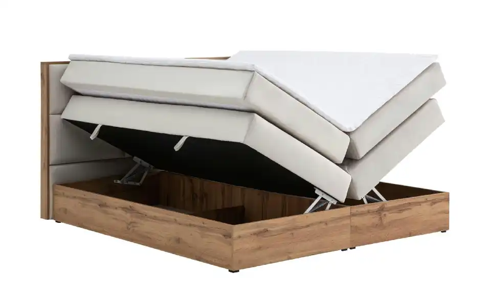 Boxspringbett mit Bettkasten, Funktionsansicht