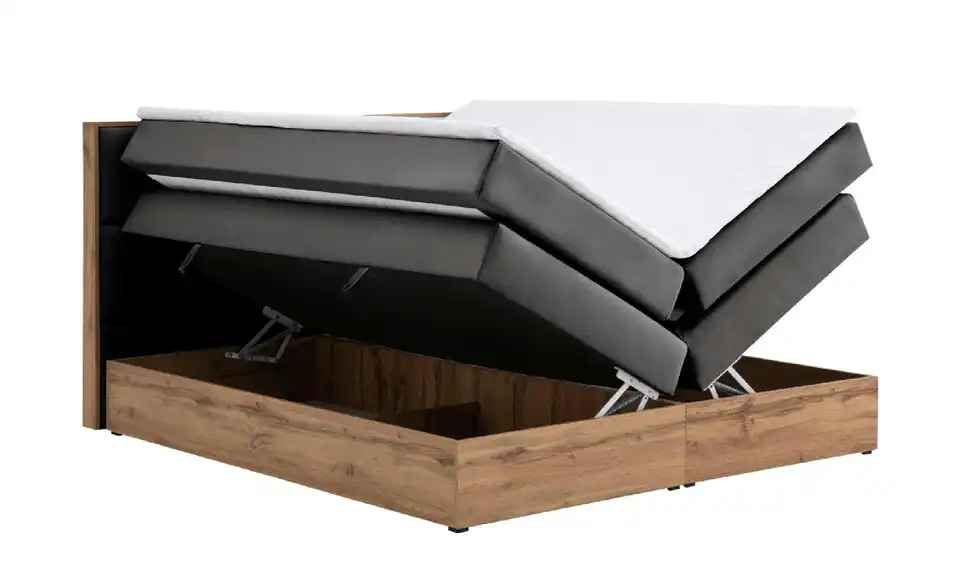Boxspringbett mit Bettkasten, Funktionsansicht