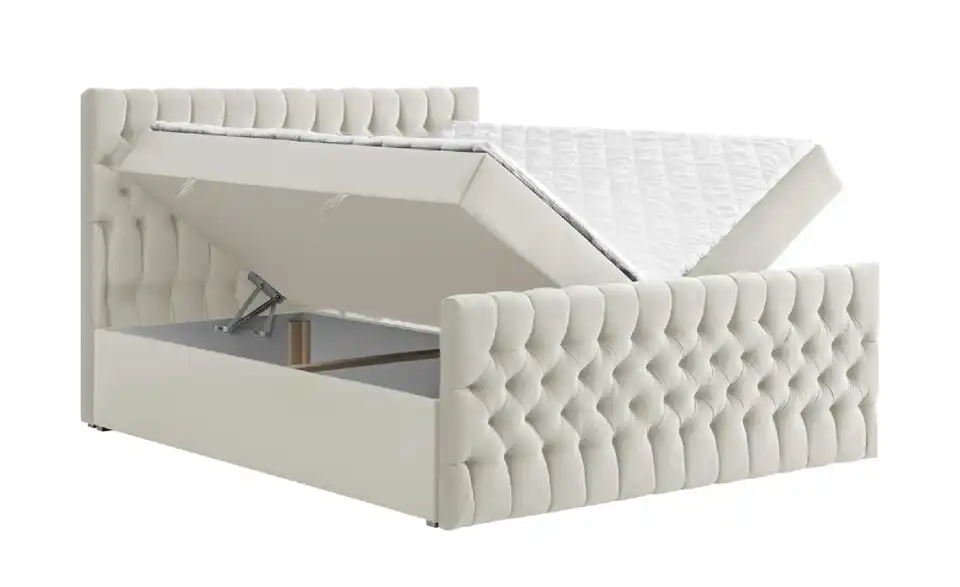 Boxbett mit Bettkasten und Fußteil, Funktionsansicht