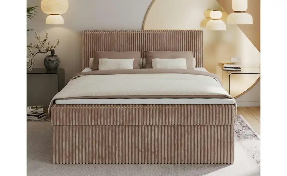 Boxbett mit Bettkasten, in Wohnsituation