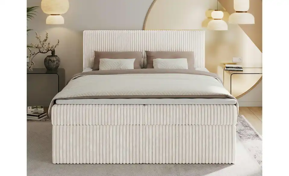 Boxbett mit Bettkasten, in Wohnsituation