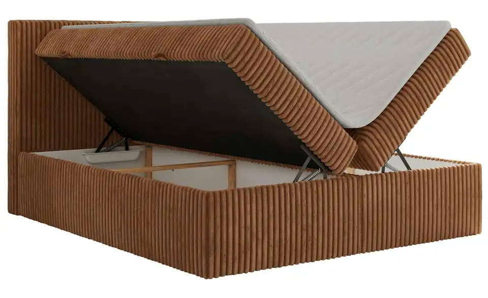 Boxbett mit Bettkasten, Detailansicht