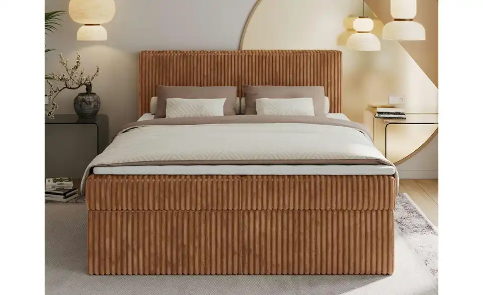 Boxbett mit Bettkasten, in Wohnsituation