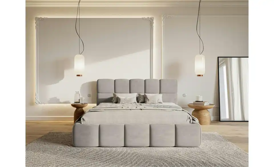 Selsey Polsterbett mit Bettkasten, in Wohnsituation