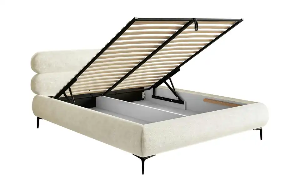 Selsey Polsterbett in Chenille, Funktionsansicht