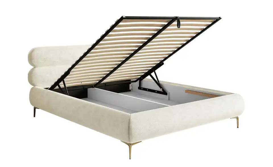 Selsey Polsterbett in Chenille, Funktionsansicht