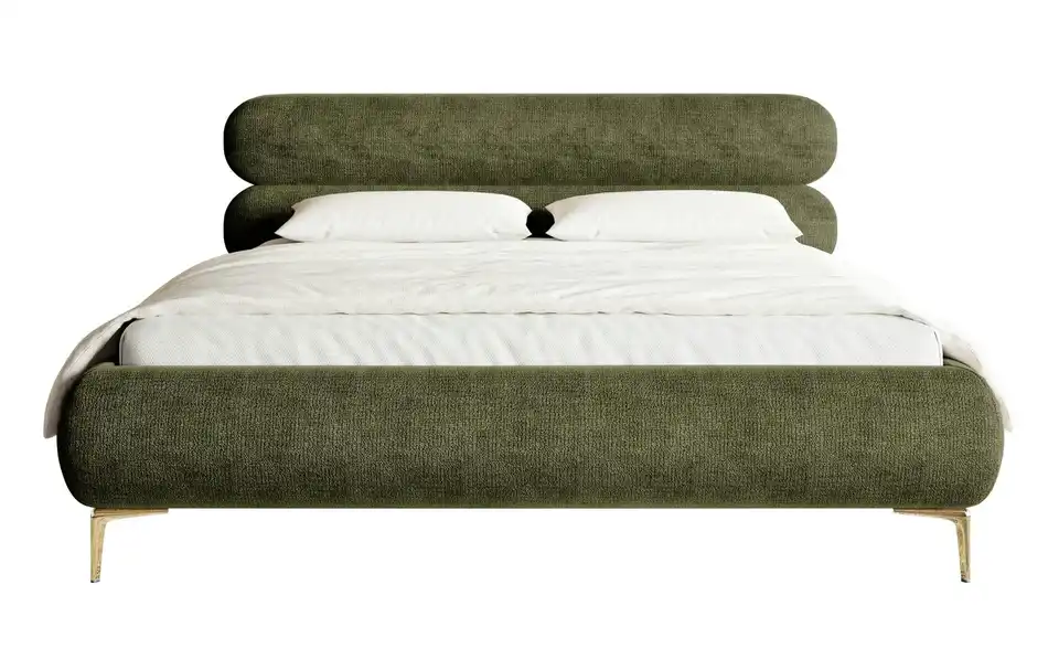 Selsey Polsterbett in Chenille, Frontansicht