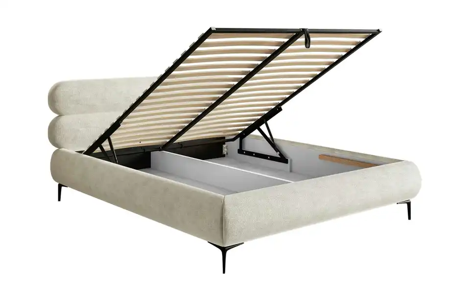 Selsey Polsterbett in Chenille, Funktionsansicht