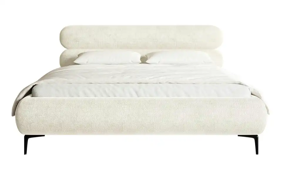 Selsey Polsterbett in Chenille, Frontansicht
