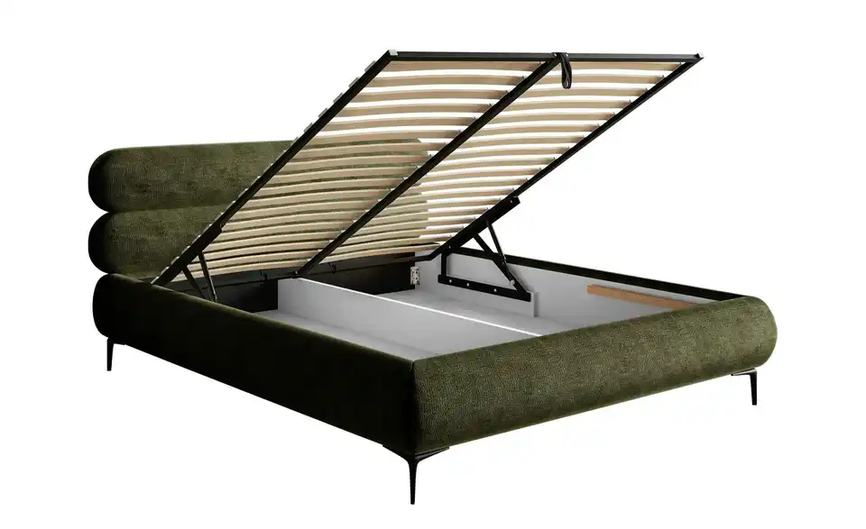 Selsey Polsterbett in Chenille, Funktionsansicht