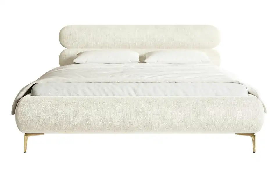 Selsey Polsterbett in Chenille, Frontansicht