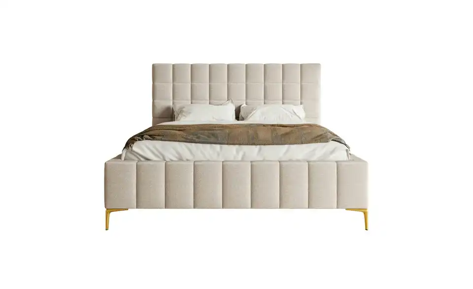 Selsey Polsterbett mit Bettkasten, Frontansicht