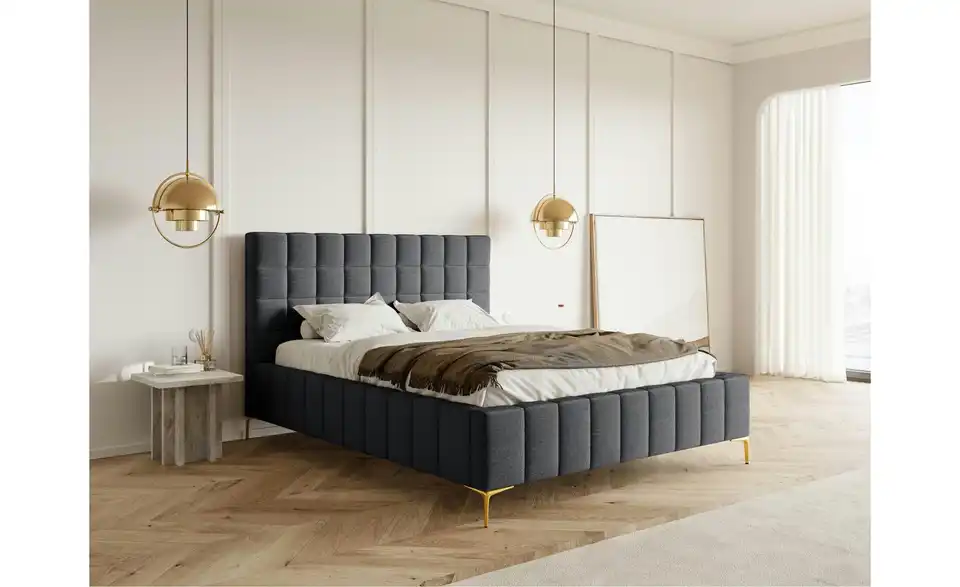 Selsey Polsterbett mit Bettkasten, in Wohnsituation