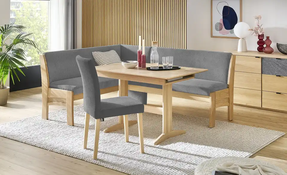 Eckbank mit Stauraum, in Wohnsituation